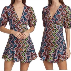 Rhode rainbow mini dress